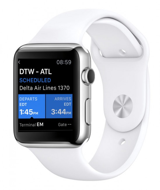 Mobiata made a great Apple Watch App - FlightTrack 5