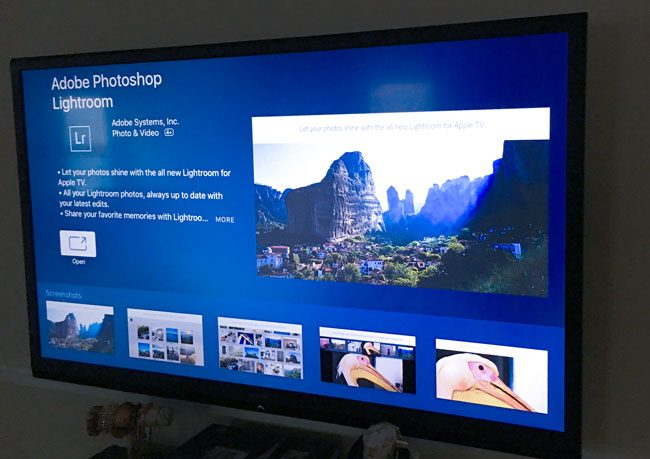 Lightroom Apple TV