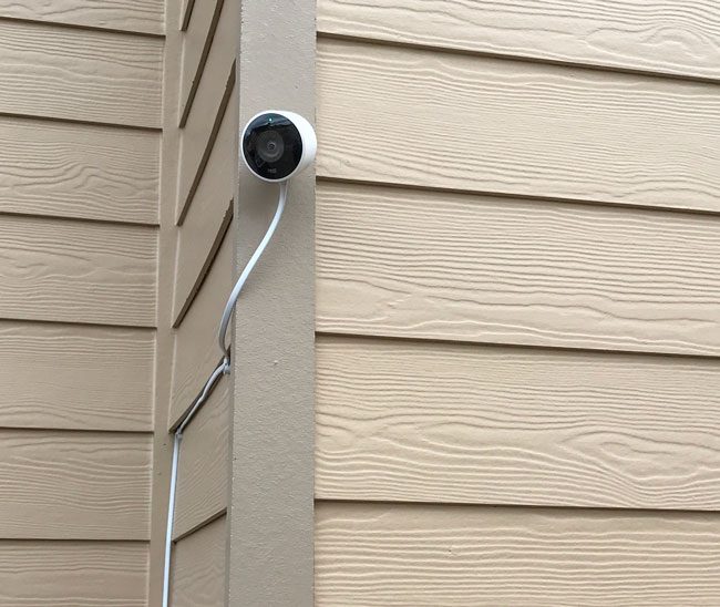 Nest outdoor best sale camera hardwire