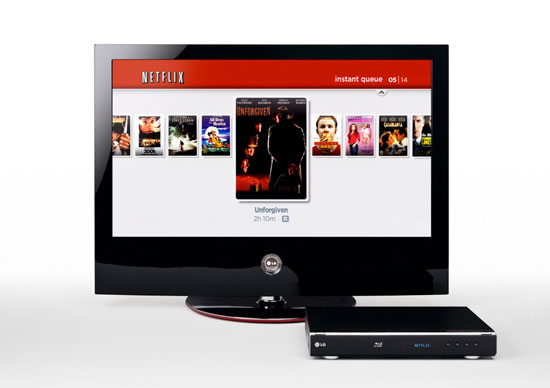 LG BD300 Blu-Ray Player Netflix Ready Black