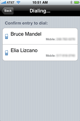 Here I said "Bruce Mandel mobile"