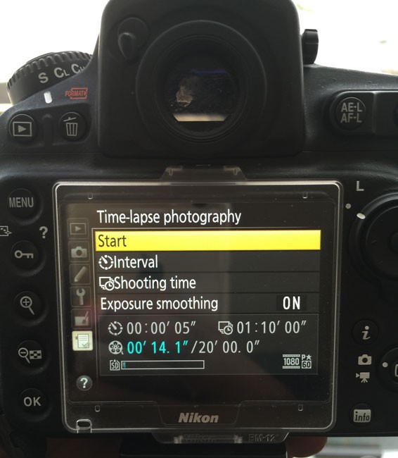 Shooting Time-Lapse with the Nikon D810 - Terry White's Tech Blog