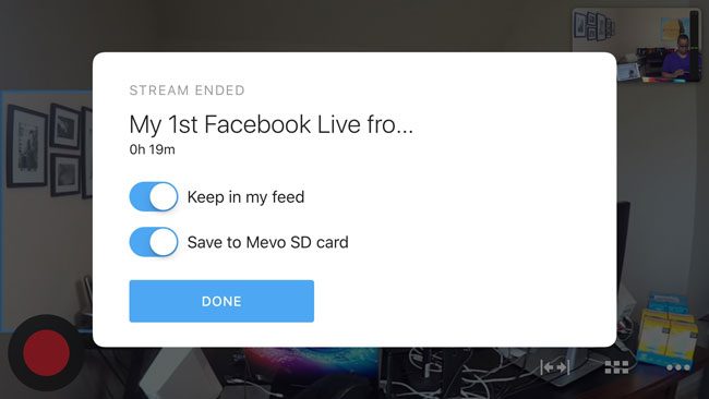 Mevo-Facebook-stream-end