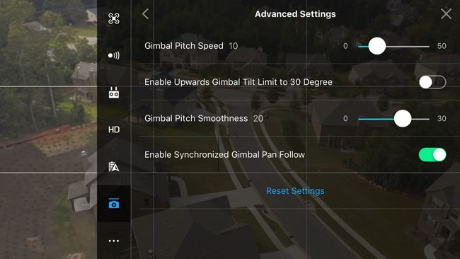 dji mavic pro best settings