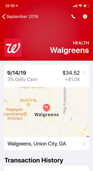 Walgreens 3% Cash Back