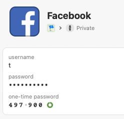 1password set up 2fa