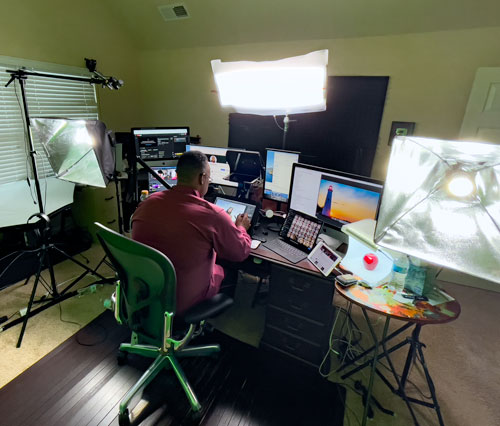 Home Office  Studio Setup (Content Creation, Productivity & Live  Streaming) 